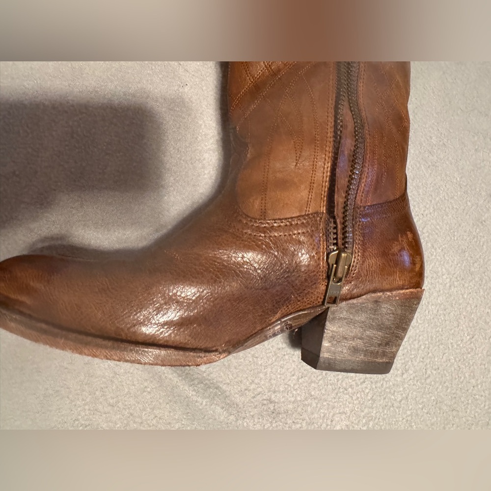 Ariat Brown Leather Knee-High Riding Boots Size 6B - Picture 5 of 9